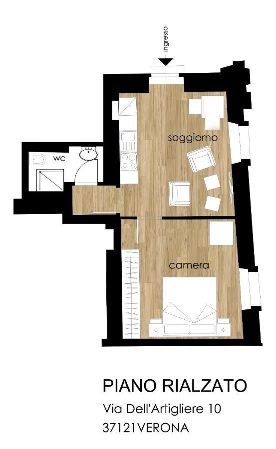 Antiche Colonne Apartment Verona Ngoại thất bức ảnh